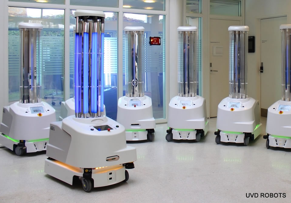 Robots ultravioleta, los nuevos guerreros contra virus y bacterias